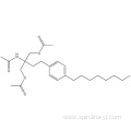 N-[1,1-Bis[(acetyloxy)methyl]-3-(4-octylphenyl)propyl]acetamide CAS 162358-09-0